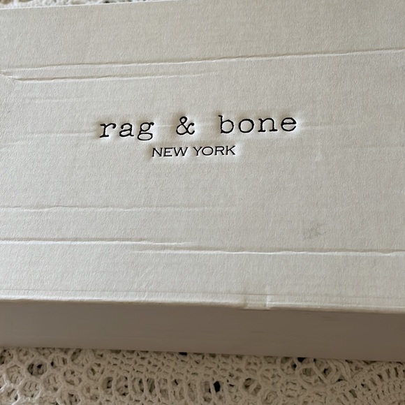 NWT Rag & Bone Pool Slide White Size 6 With Box - Picture 5 of 6